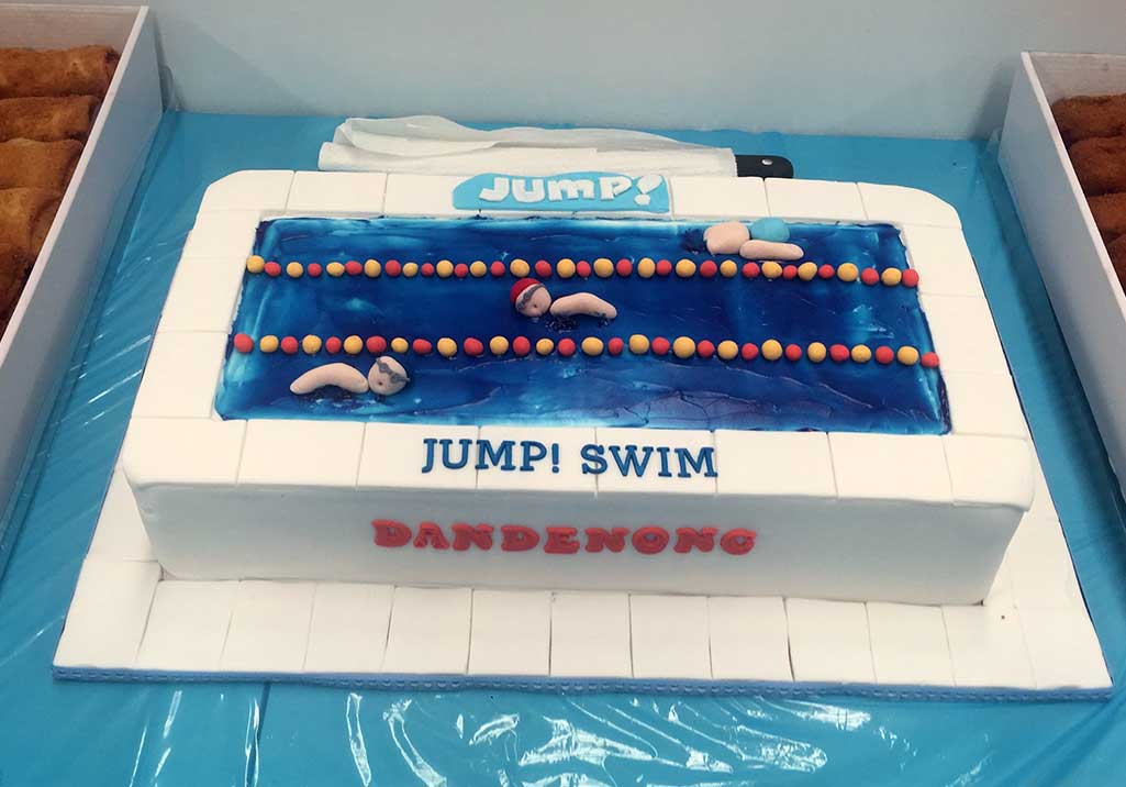 JUMP Dandenong cake - JUMP! Swim Schools